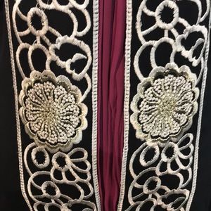 Black Saree with Sequin and beaded detail